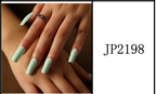Ongles Coffin Longue – Vert menthe Mat (JP2198)