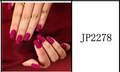 Ongles Carrée Courte – Bordeaux / Aubergine Mat (JP2278)