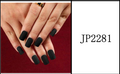 Ongles Carrée Moyenne – Noir Mat (JP2281)