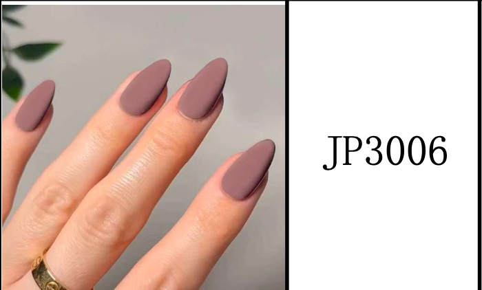 Ongles Amande Longue – Mauve poussiéreux Mat (JP3006)