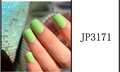 Ongles Carrée Courte – Vert citron Mat (JP3171)