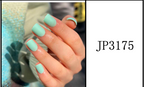 Ongles Carrée Courte – Vert menthe / Sauge clair Mat (JP3175)