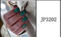 Ongles Carrée Courte – Vert émeraude / Sarcelle Mat (JP3202)